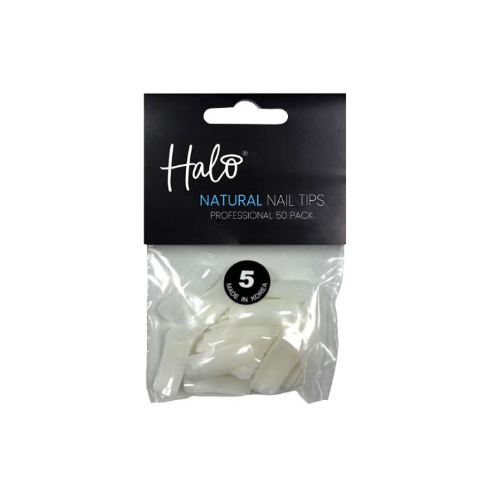 n105 Pure Nails Pure Natural Nail Tips Refill Pack 50 ST NR 5 - Afbeelding 1