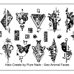 Stamping Plate - Geo Animal Faces