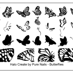 Stamping Plate - Butterflies