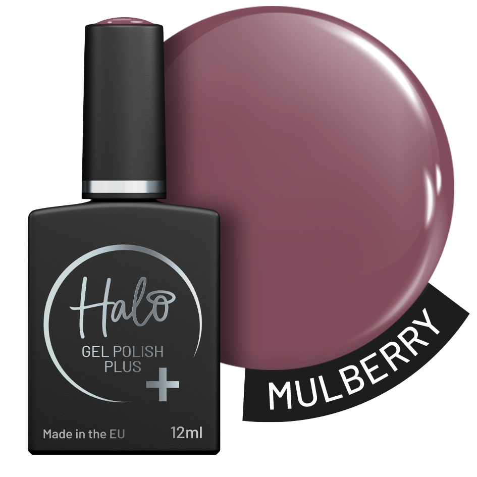 HP035 HGP+ Bottle Mulberry Halo Gel Polish Plus 12ml Mulberry - Afbeelding 1