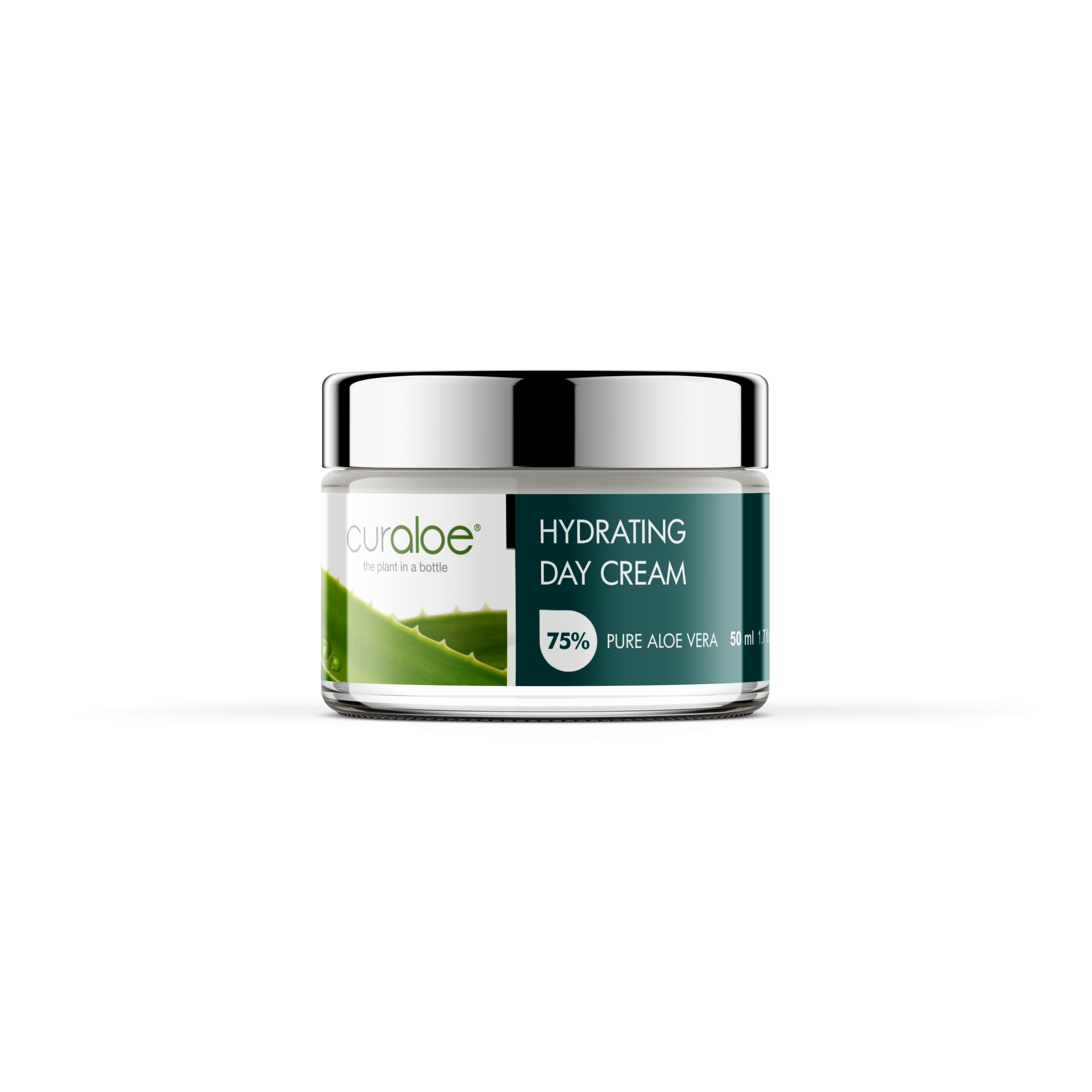 50ml-jar Day Cream Dagcrème Herstellen en Vernieuwen 50 ml - 80% Aloë Vera - Afbeelding 1