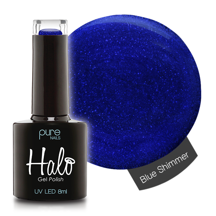 Halo Gel Polish 8ml Blue Shimmer