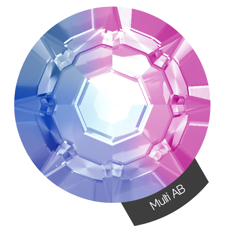 Halo Create - Crystals Multi-Colour AB size 3, 288s